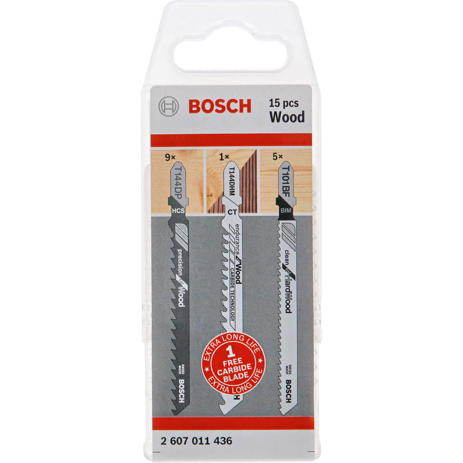 Bosch 15 Piece Assorted Wood Jigsaw Blades Set + FOC Carbide Blade Price Comparisons | Compare The Build