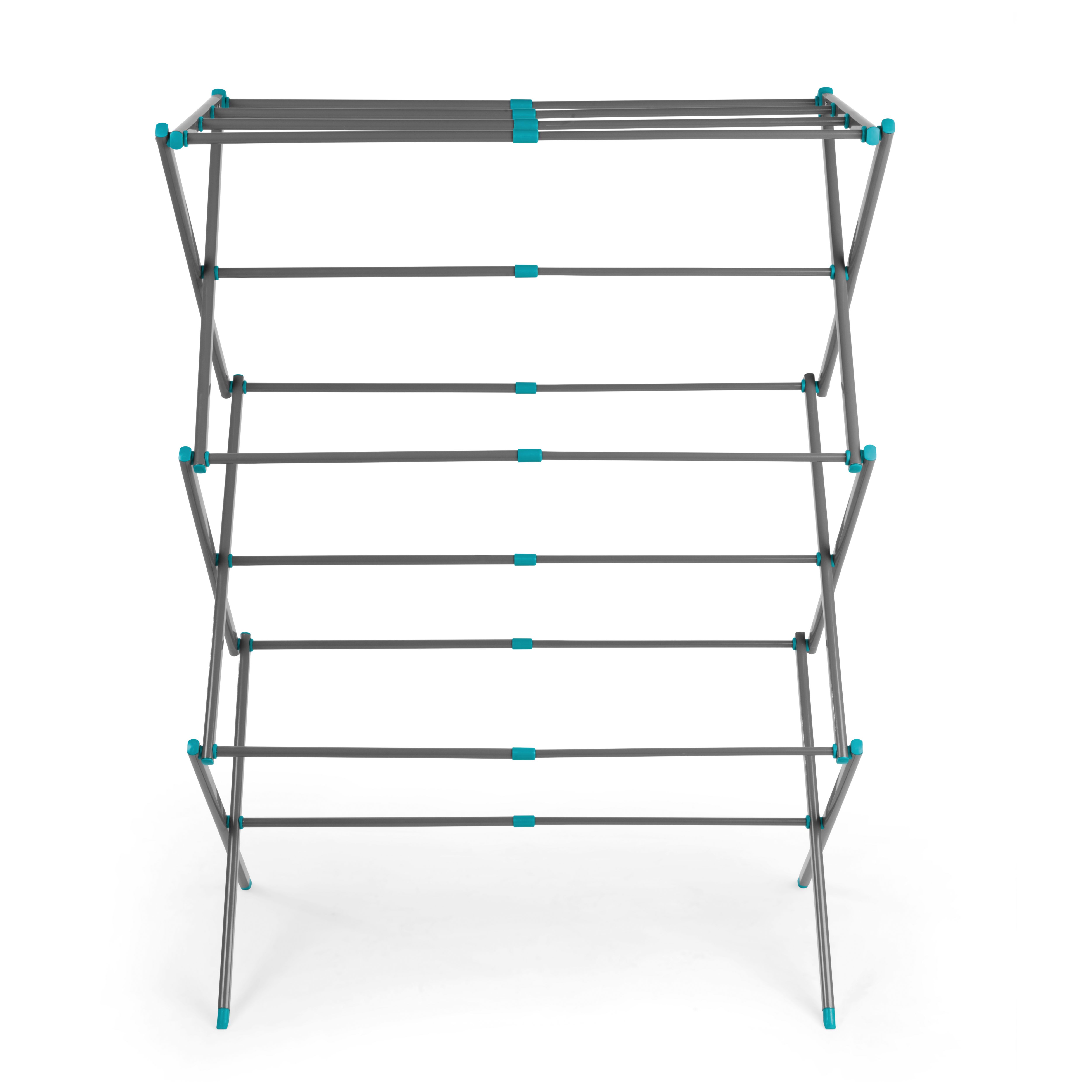 Beldray Expandable Foldable 3 Tier Blue Silver Effect Laundry Airer, 7M Price Comparisons | Compare The Build