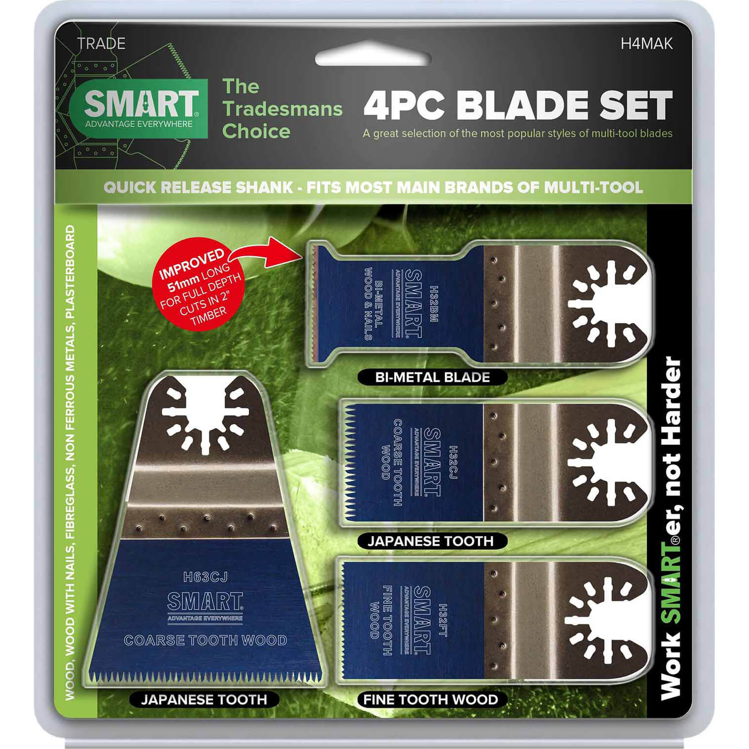 Smart H4MAK Trade Blade Set 4 Piece Price Comparisons | Compare The Build