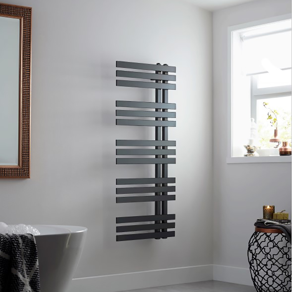 Towelrads Cobham Designer Rail, Anthracite, 1200x500mm Price Comparisons | Compare The Build