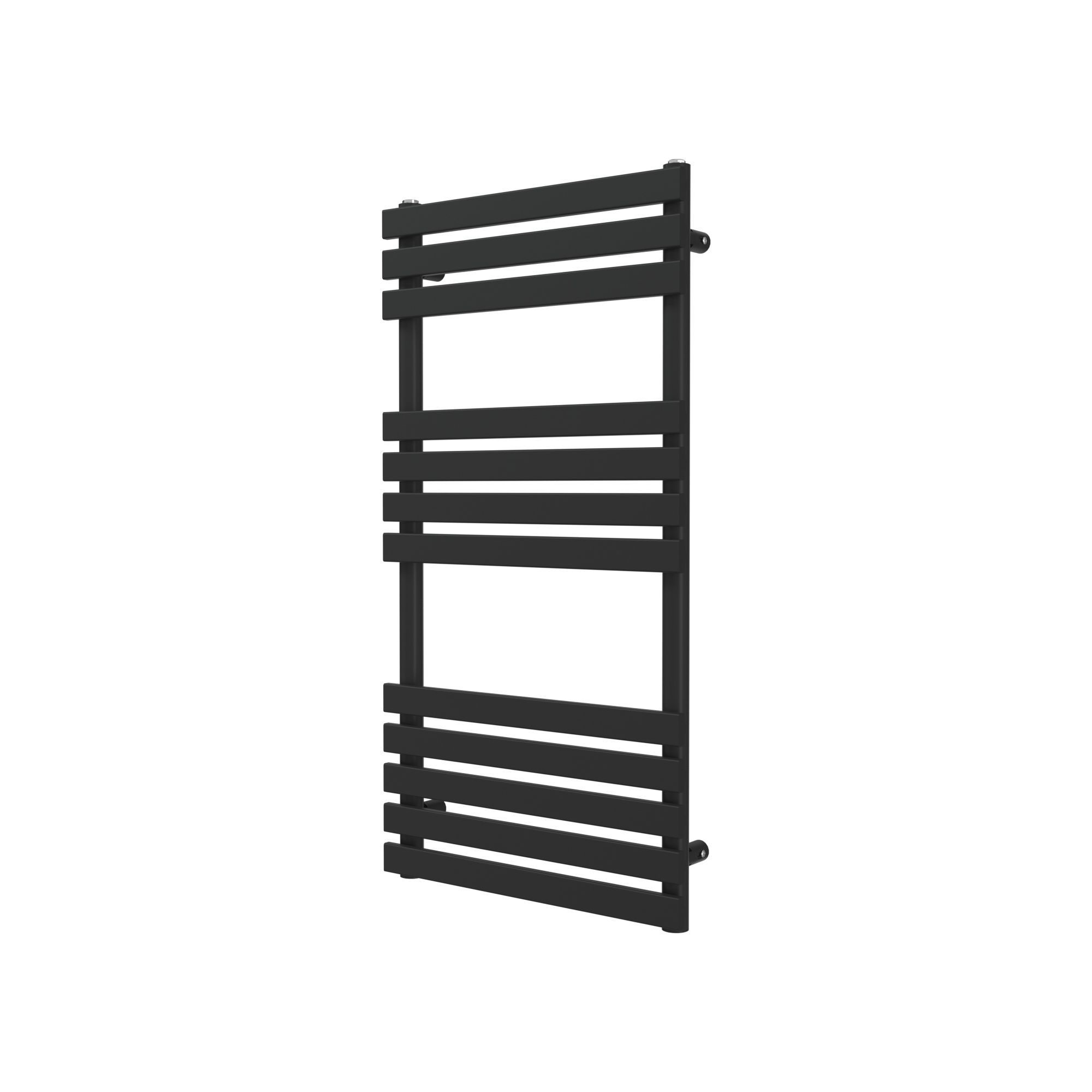 GoodHome Emsworth, Black Vertical Flat Towel Radiator (W)500mm X (H)974mm Price Comparisons | Compare The Build