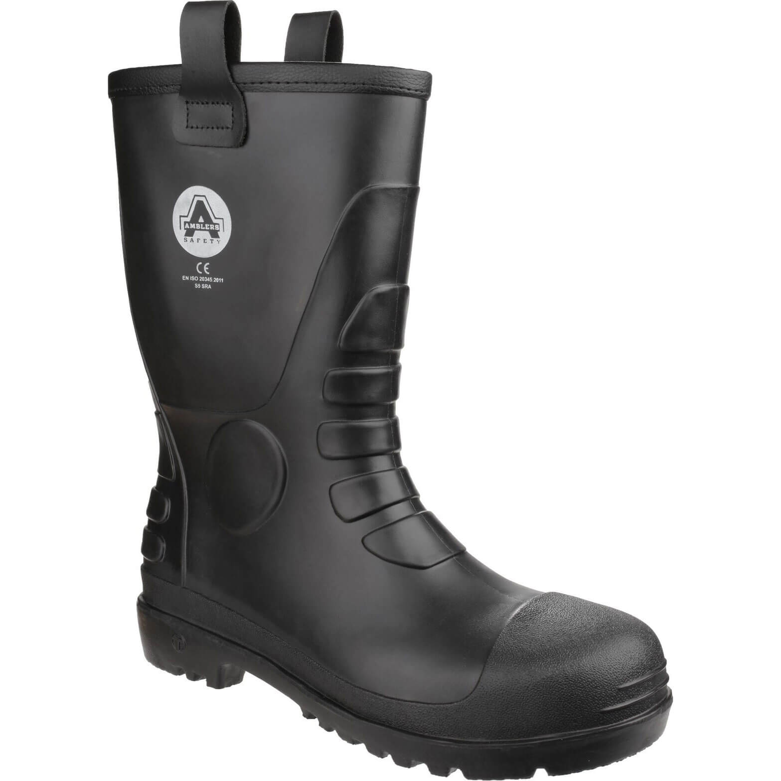 Amblers Mens Safety FS90 Waterproof Pvc Pull On Safety Rigger Boots Black Size 4 Price Comparisons | Compare The Build