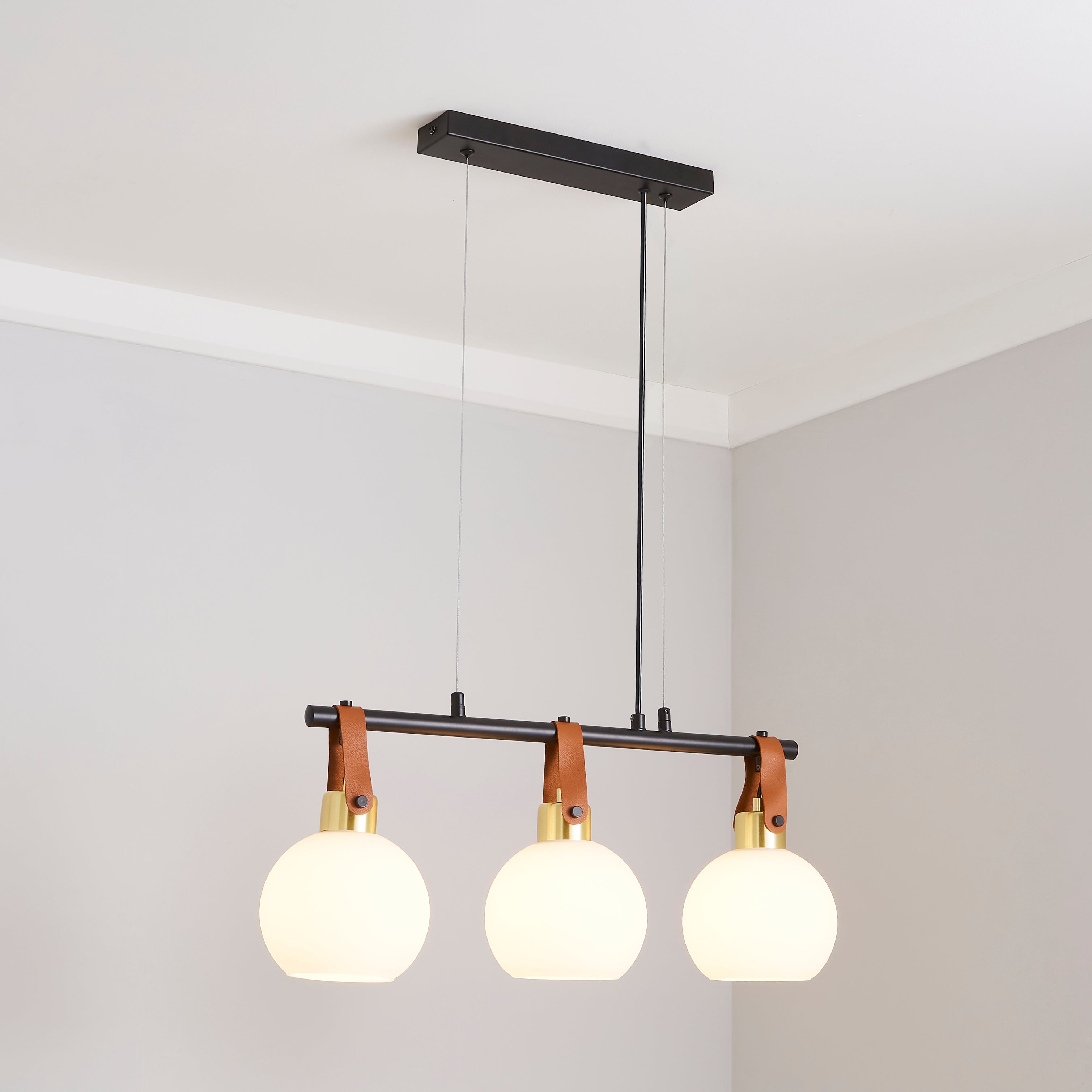 Joan 3 Light Diner Fitting Black Price Comparisons | Compare The Build