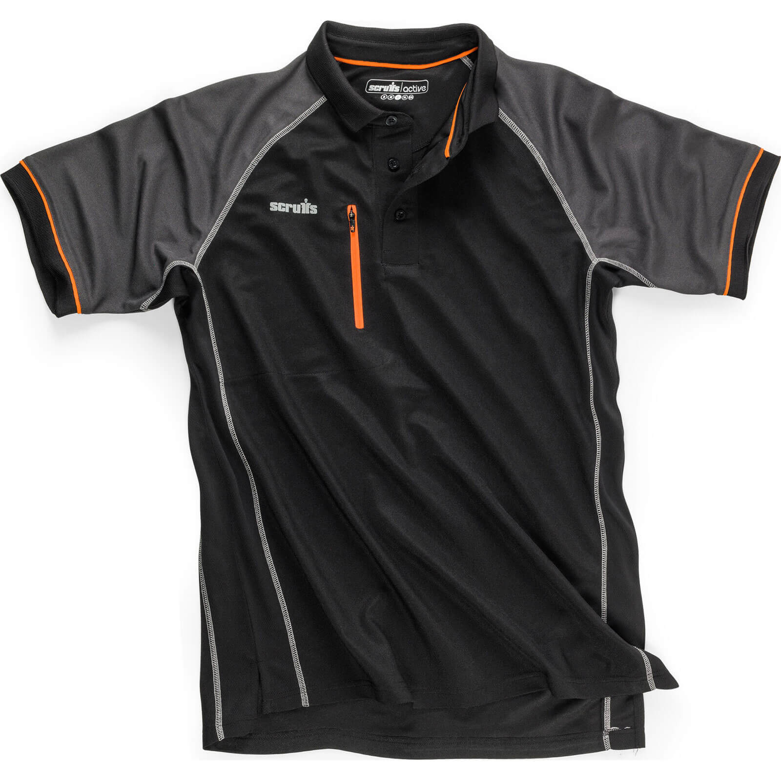 Scruffs Trade Active Polo Black L Price Comparisons | Compare The Build