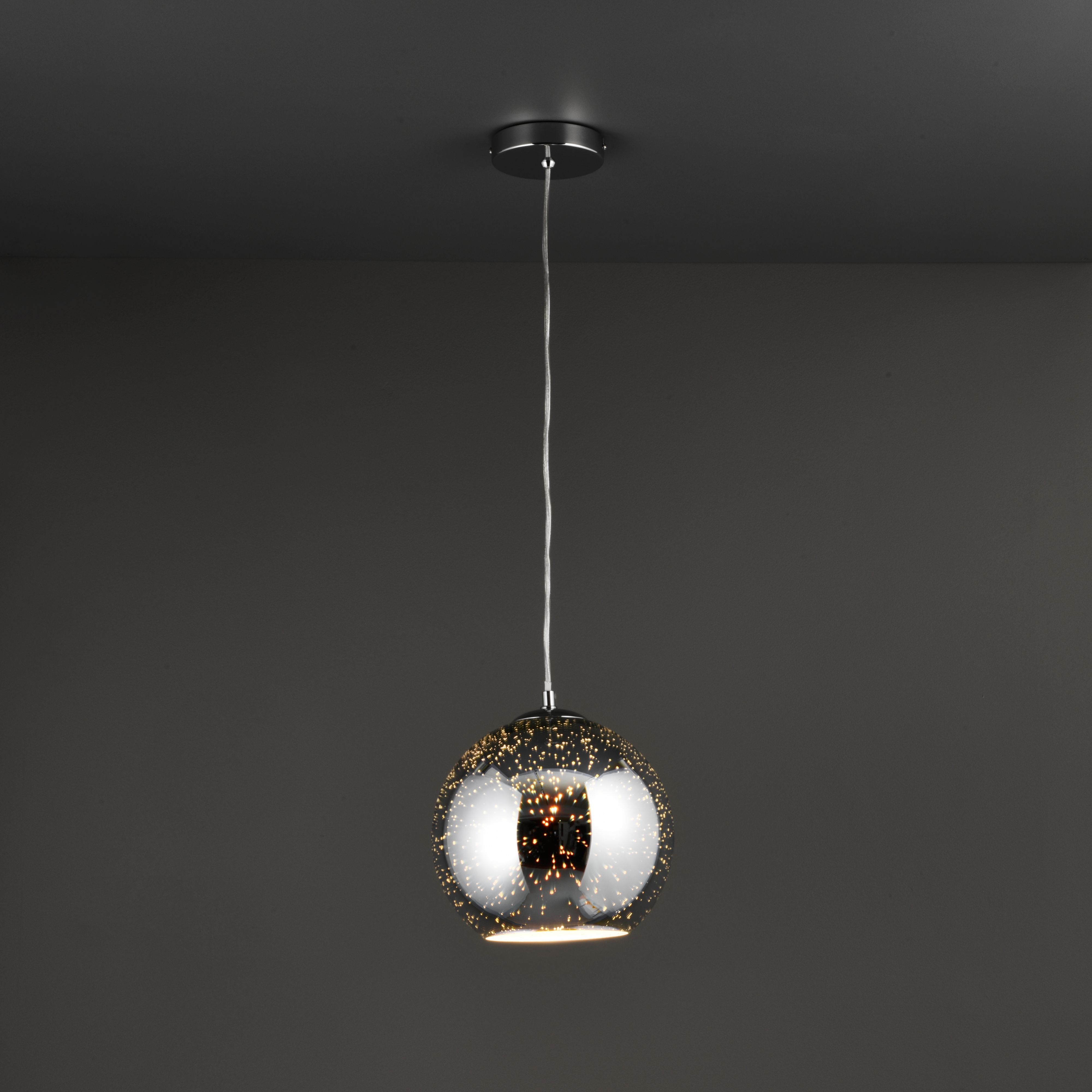 Colours Orion Pendant Multicolour Chrome Effect Ceiling Light Price Comparisons | Compare The Build