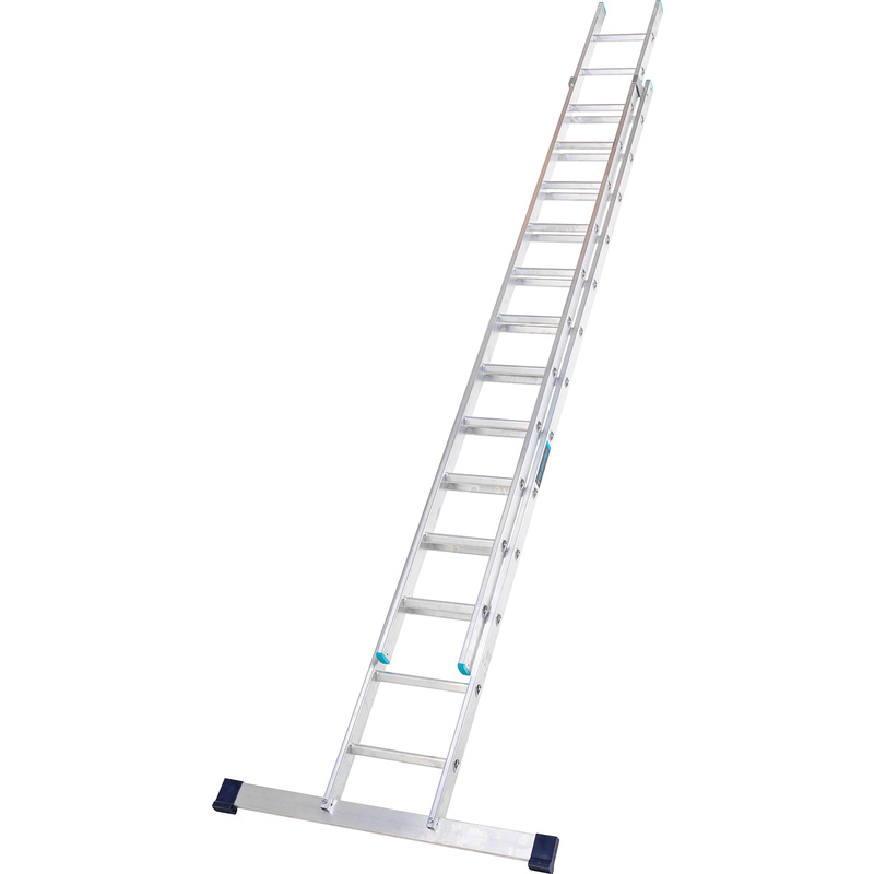 TB Davies Pro Trade Double Extension Ladder 3.5m Rubber Price Comparisons | Compare The Build