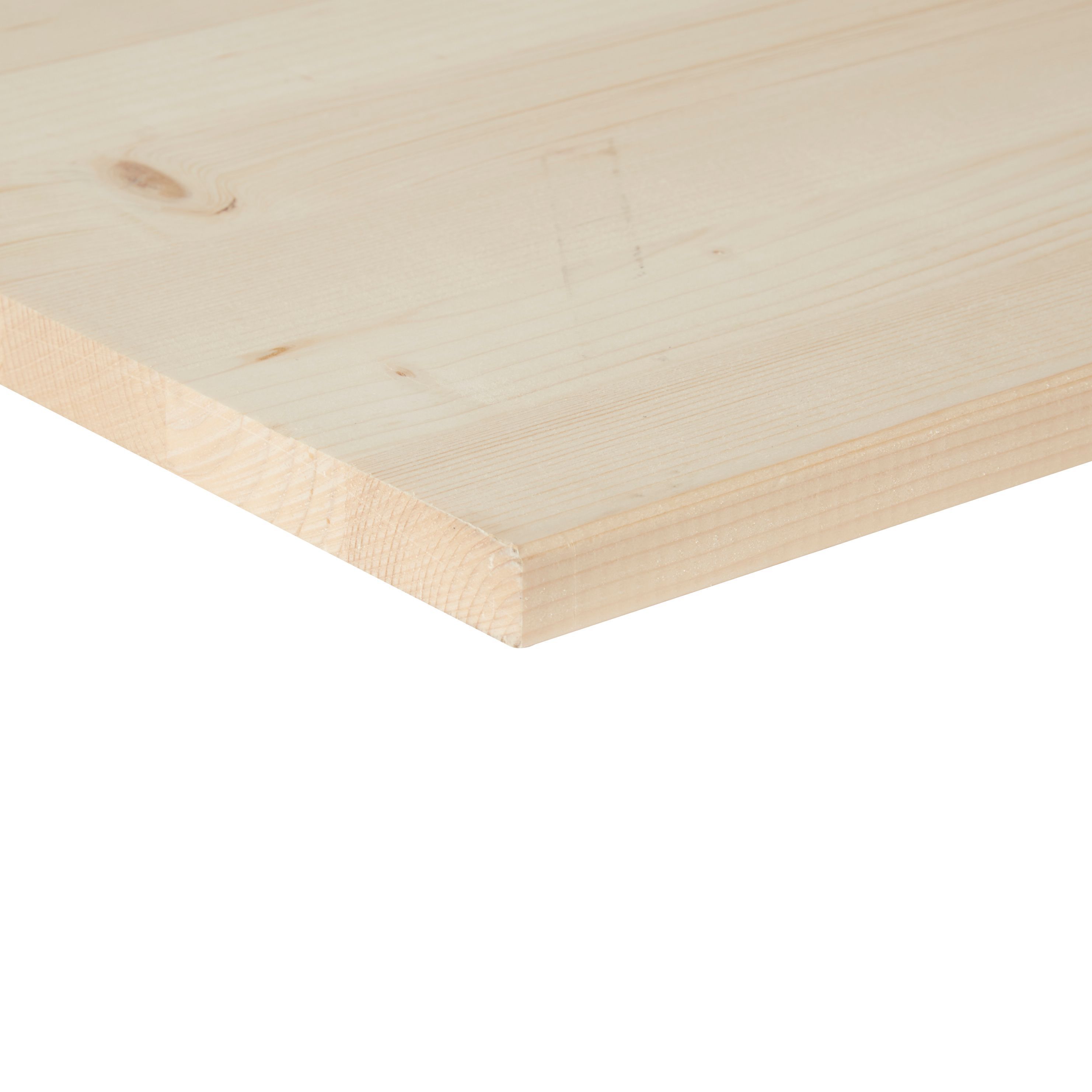 Square edge Knotty pine Furniture board, (L)2m (W)200mm (T)18mm Price Comparisons | Compare The Build