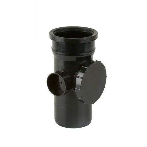 Cascade Cast Iron Style 110mm Plastic Access Pipe (Black) BS410CI Price Comparisons | Compare The Build