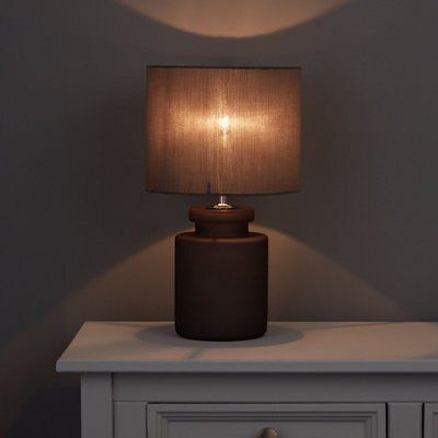 Colours Aitkin Grey Table Lamp Price Comparisons | Compare The Build