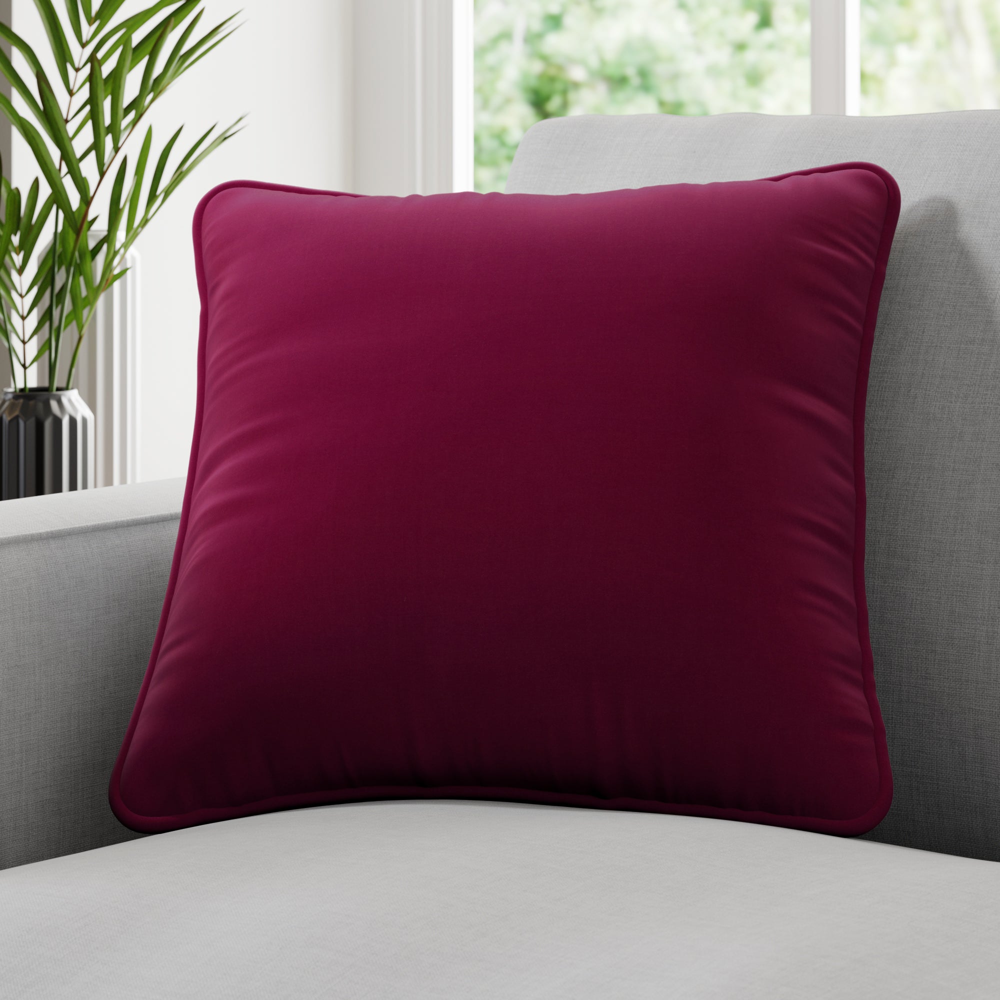 Panama Plain Made to Measure Cushion Cover Panama Mulberry Price Comparisons | Compare The Build