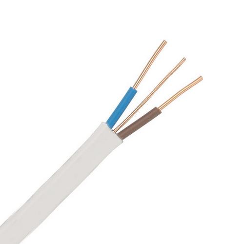 Zexum White 16mm 70A Brown Blue Twin & Earth (T&E) 6242B Flat LSZH (Low Smoke Zero Halogen) PVC Harmonised Lighting Power Cable - 1 Meter Price Comparisons | Compare The Build