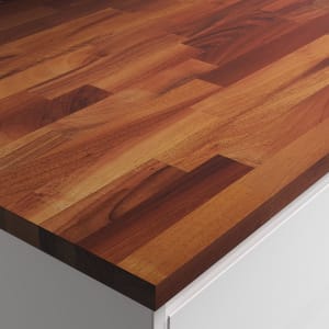 Wickes Solid Wood Worktop Upstand - European Walnut 70 x 18mm x 3m Price Comparisons | Compare The Build