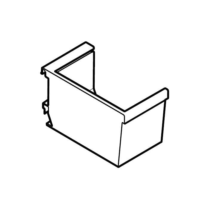 Alumasc Aqualine Box Left Hand Stop End in White - 160mm x 100mm Aluminium EBG16/SELHA/PPC/9016 Price Comparisons | Compare The Build