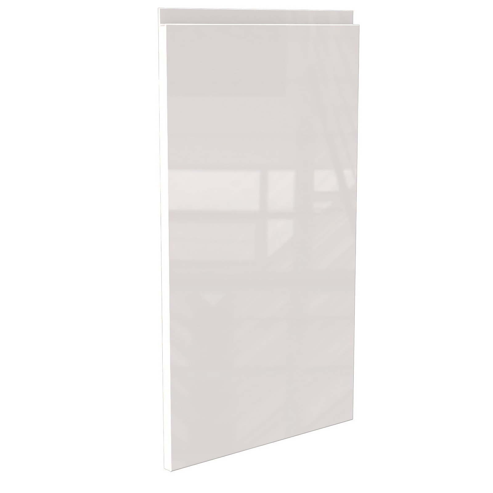 Handleless Kitchen Cabinet Door (W)397mm - Gloss White Price Comparisons | Compare The Build