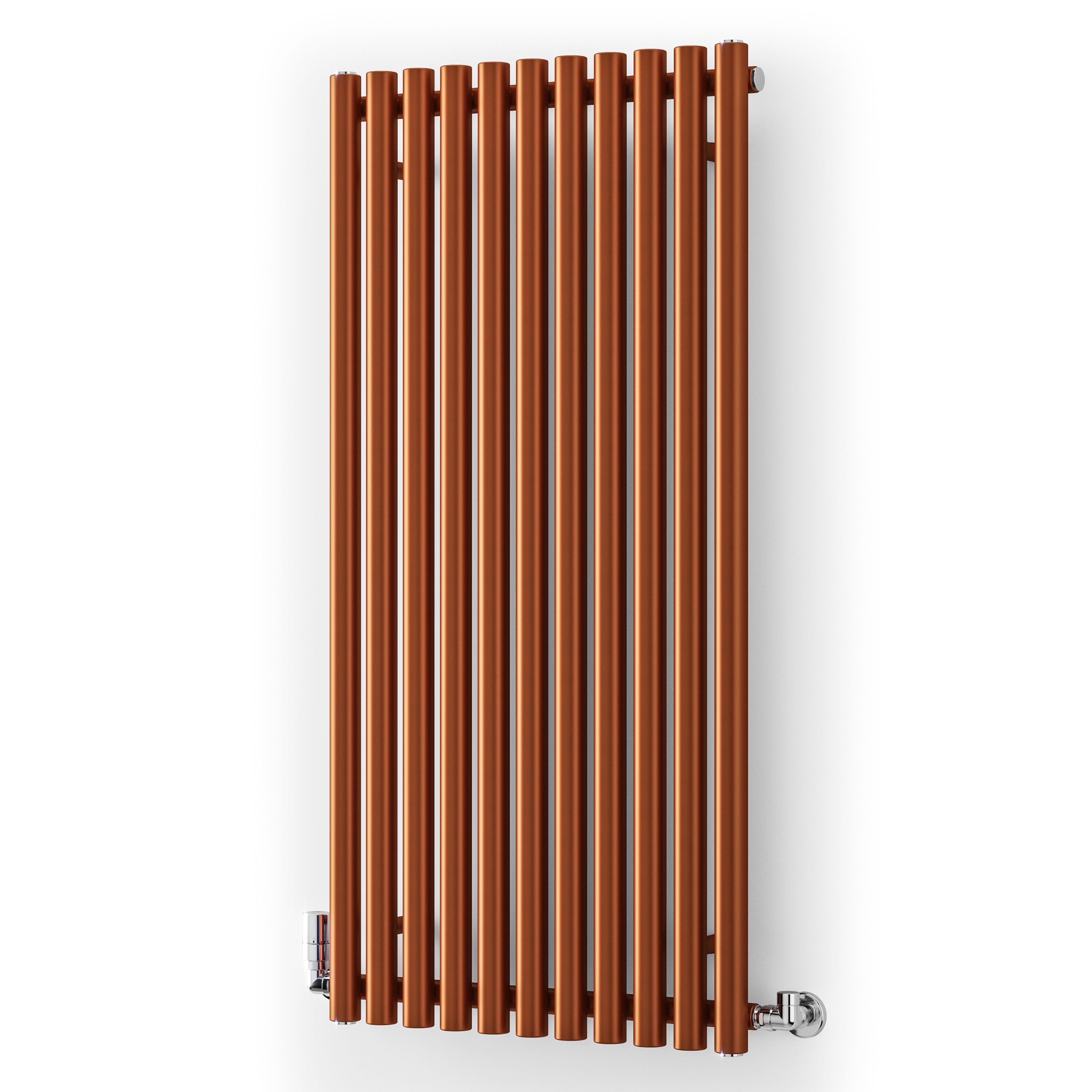 Terma Rolo Room Matt Copper Horizontal Or Vertical Designer Radiator, (W)590mm X (H)1200mm Price Comparisons | Compare The Build