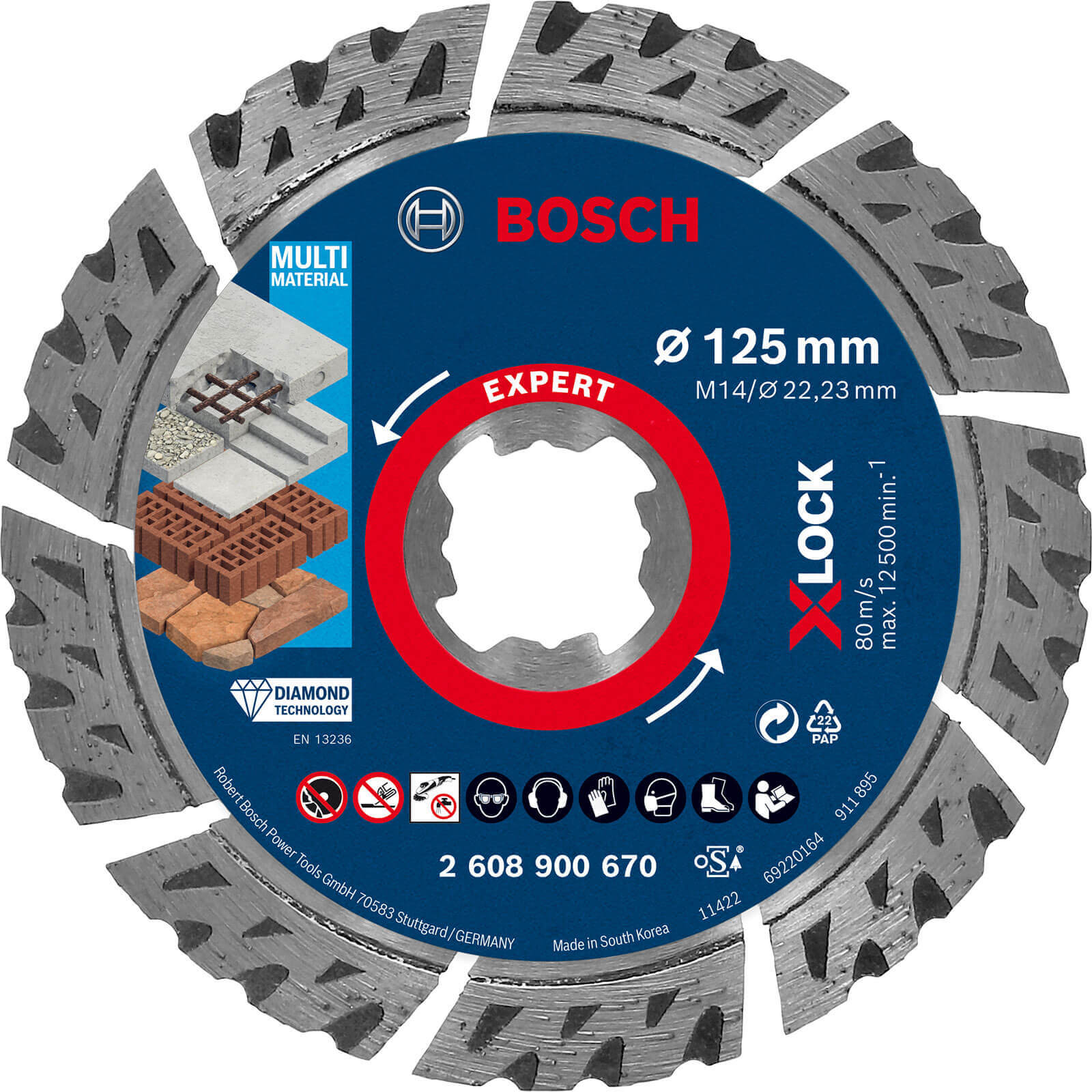 Bosch Expert Multi Material X Lock Diamond Cutting Disc 125mm 2.4mm 22mm Price Comparisons | Compare The Build