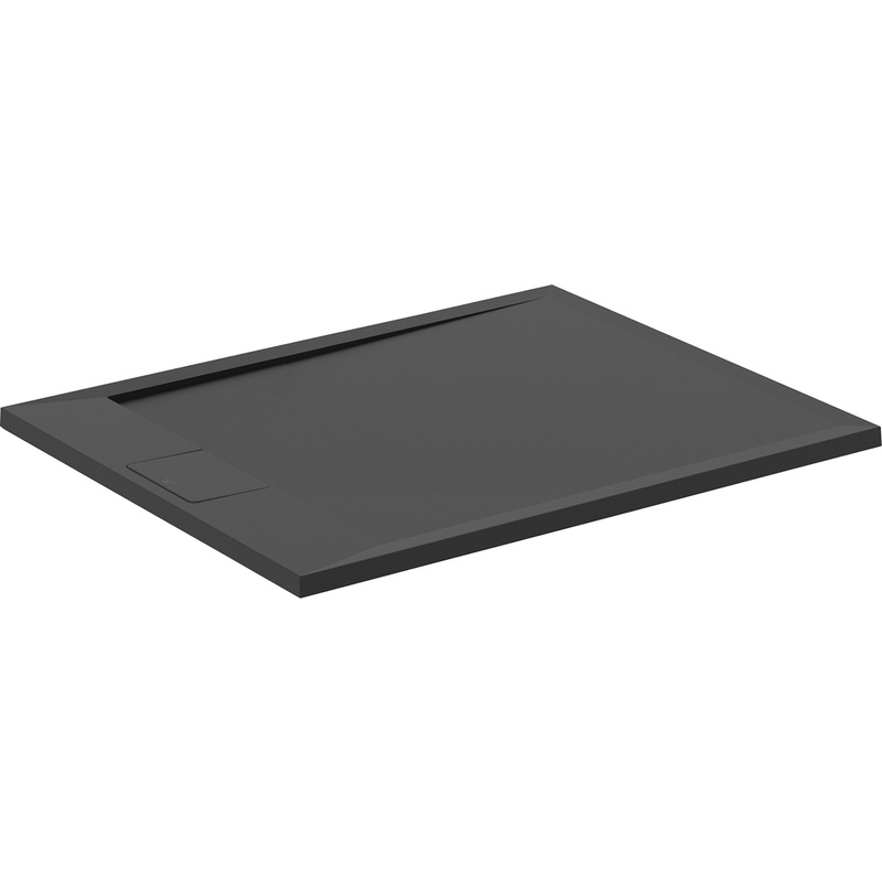 Ideal Standard i. life Ultraflat S Rectangular Shower Tray 1000 x 800mm in Black Stone Resin | Compare The Build