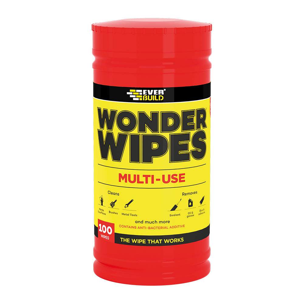 Everbuild Multi-Use Wonder Wipes Trade Tub - 100 Wipes WIPE80 Price Comparisons | Compare The Build