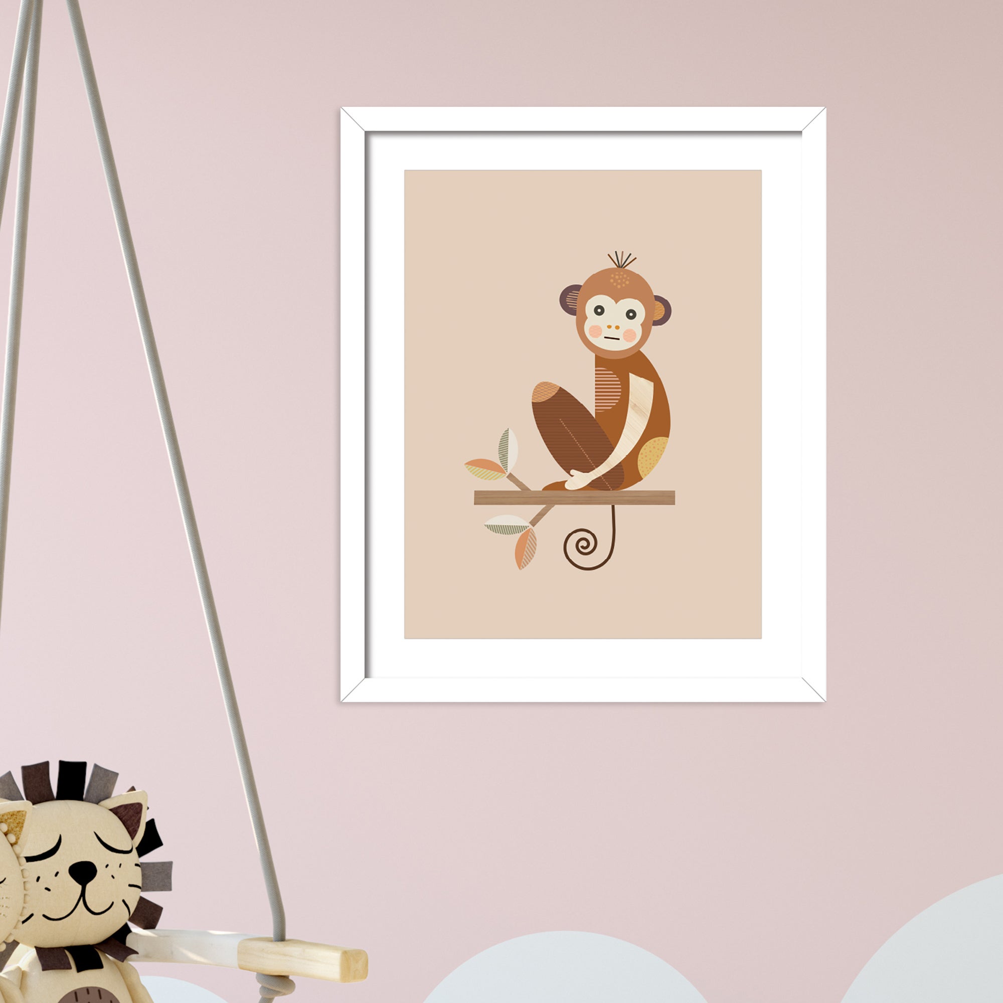 The Art Group Monkey Framed Print MultiColoured Price Comparisons | Compare The Build