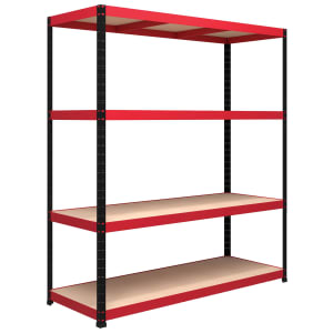 Rb Boss 4 Tier Wood Shelving Kit - 1800 x 1600 x 600mm 500kg Udl Price Comparisons | Compare The Build