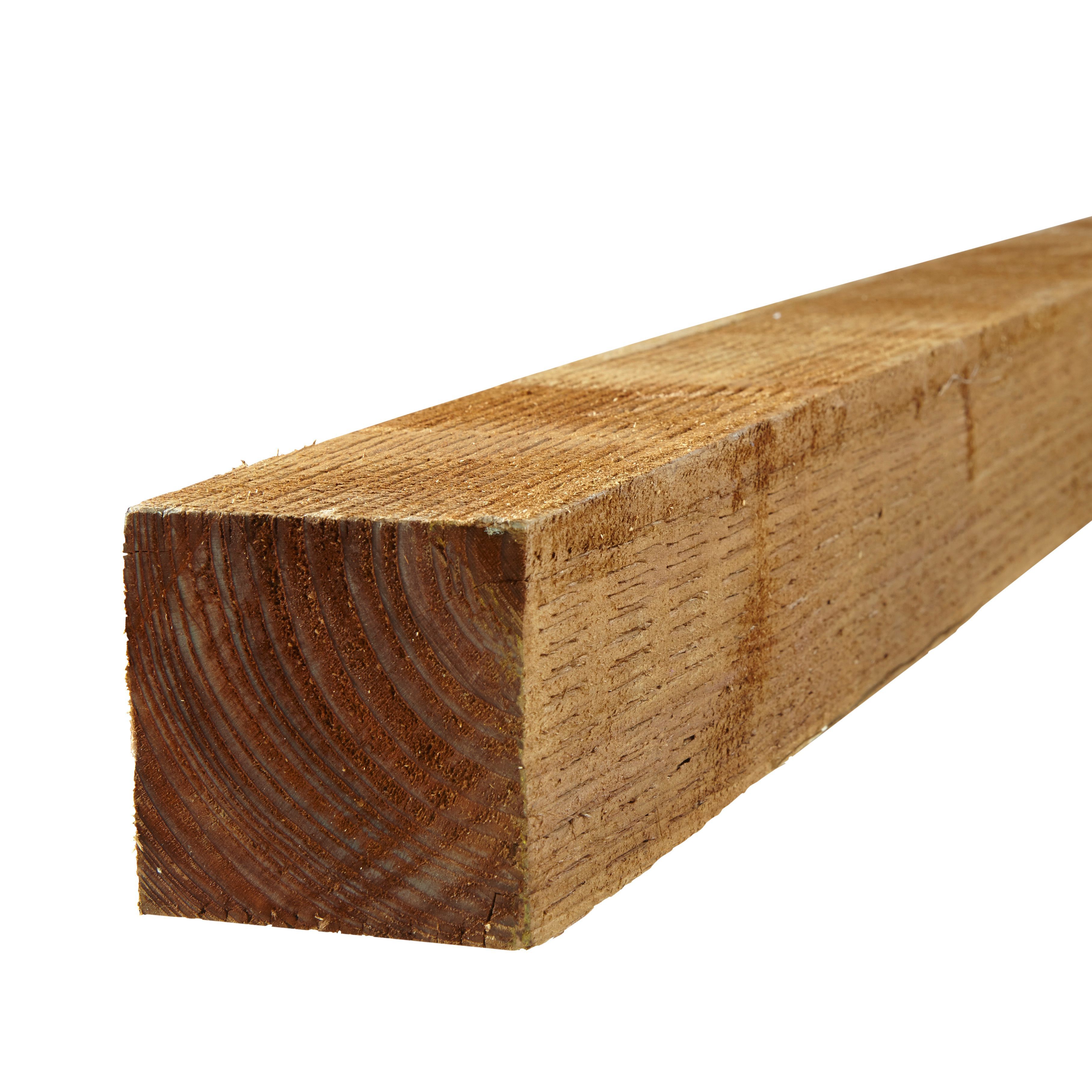 Bsw Timber Timber Fence Post (H)1.8M (W)75 mm Price Comparisons | Compare The Build