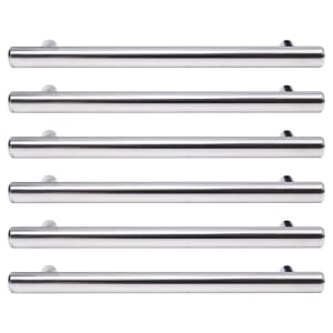 T Bar Polished Chrome Cabinet Handle - 220mm - Pack of 6 | Compare The Build