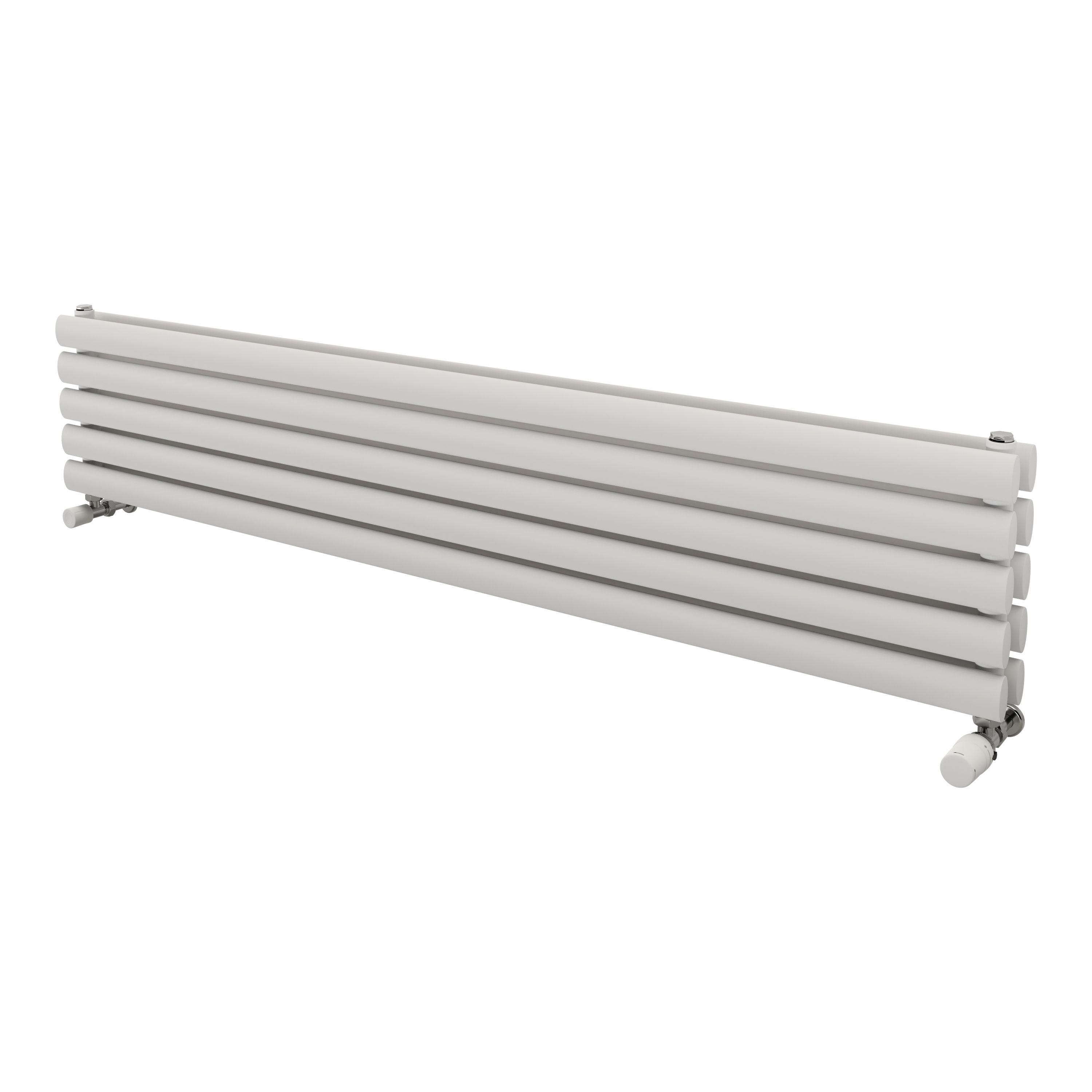 Ximax Champion Duplex Satin White Horizontal Designer Radiator, (W)1500mm X (H)294mm Price Comparisons | Compare The Build