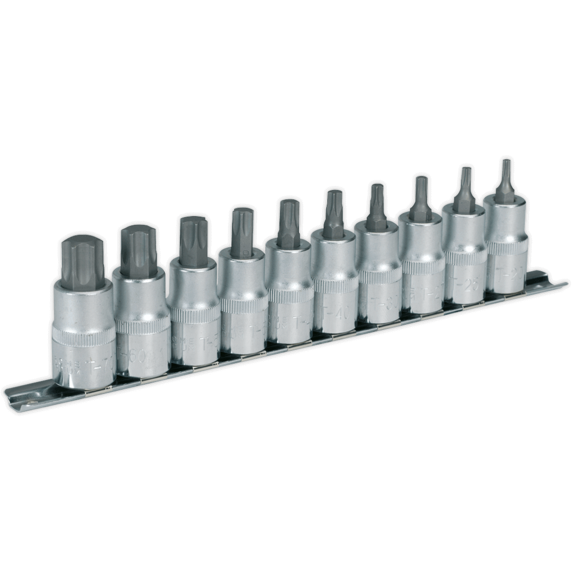 Sealey 10 Piece 1/2" Drive Torx Socket Bit Set 1/2" | Compare The Build