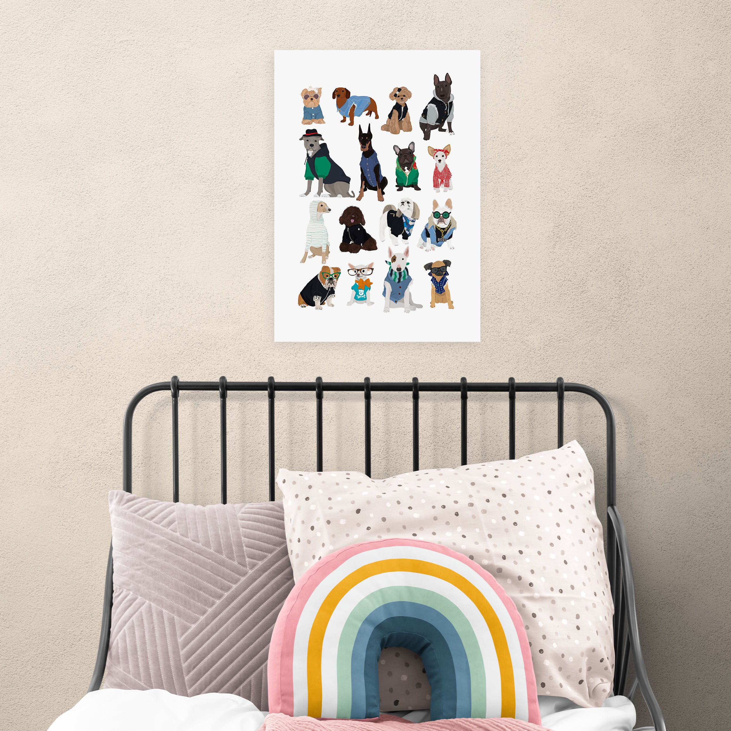 East End Prints Cool Dogs Print MultiColoured Price Comparisons | Compare The Build