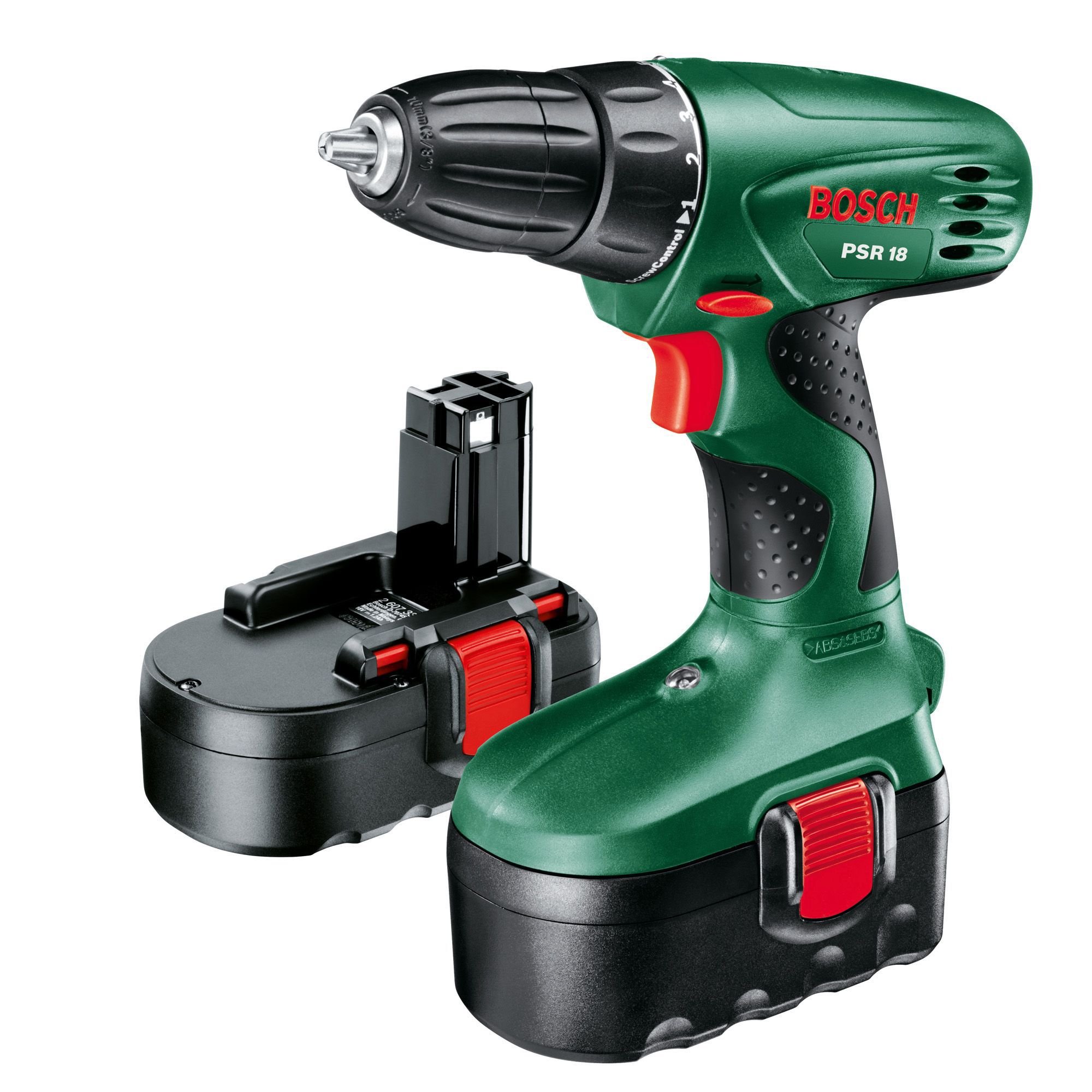 Bosch Cordless 18V Ni-Cd Drill Driver 2 Batteries Psr18 | Compare The Build