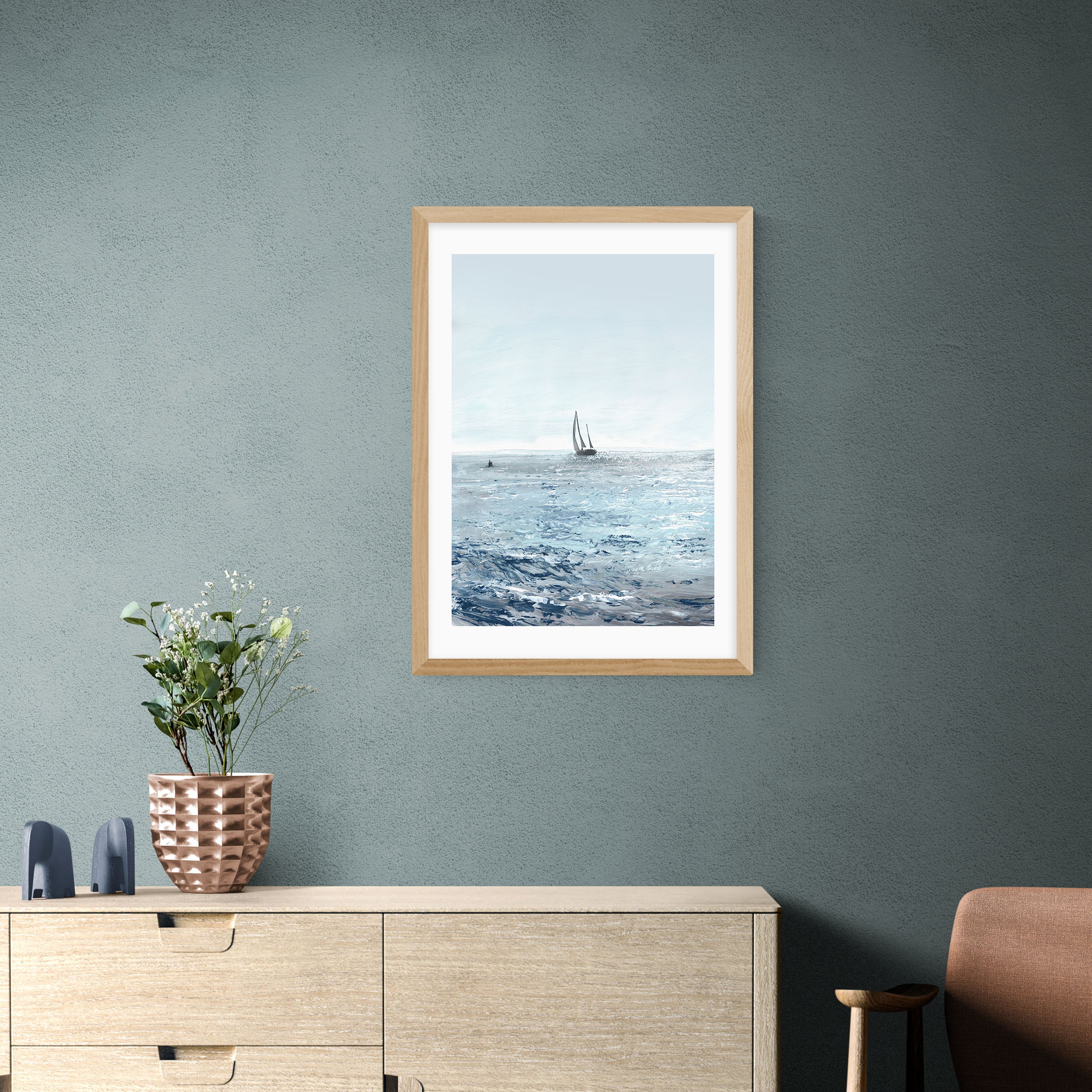 East End Prints Sunlight Bay Print Blue Price Comparisons | Compare The Build