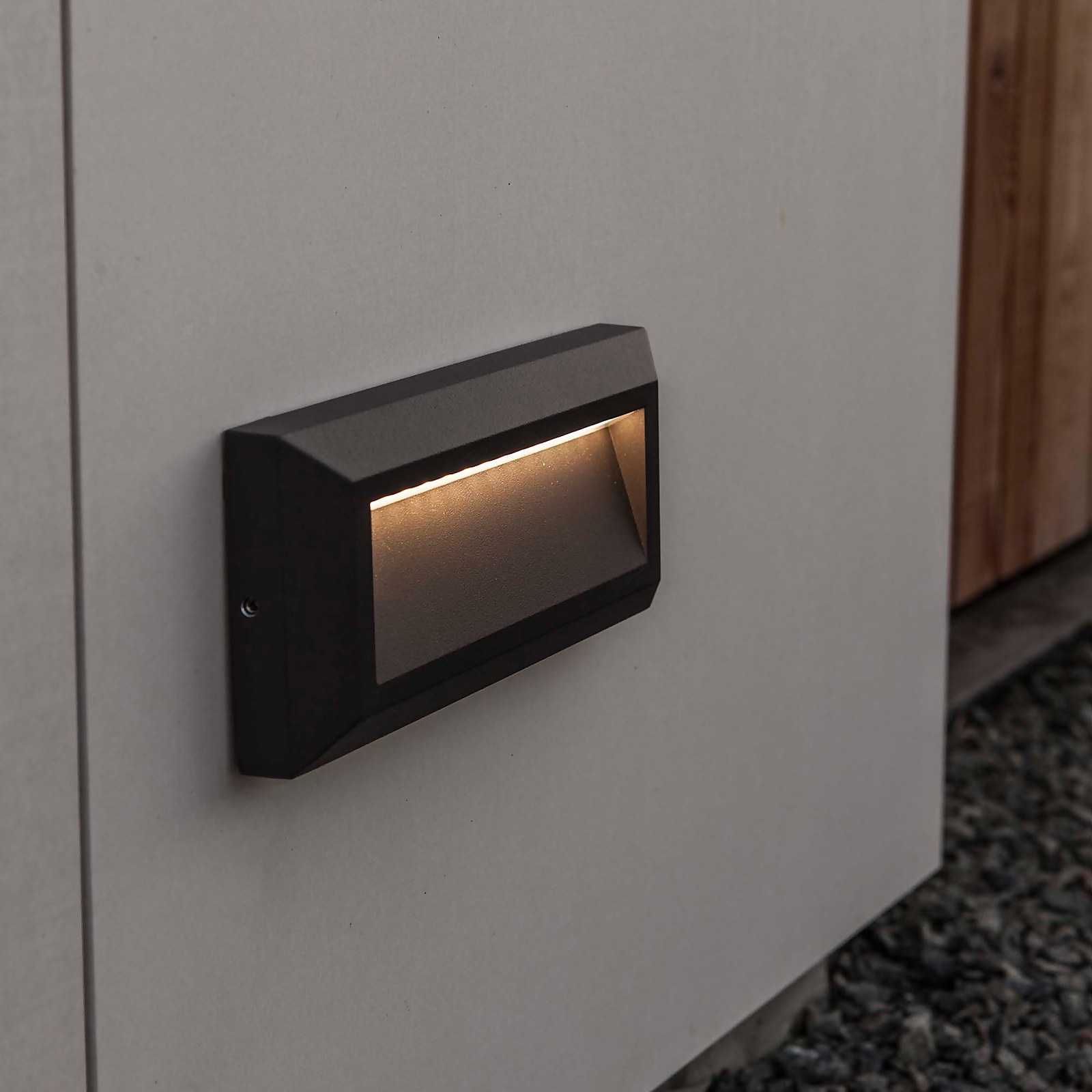 Lutec Helena LED Outdoor Surface Mounted Brick Light Price Comparisons | Compare The Build
