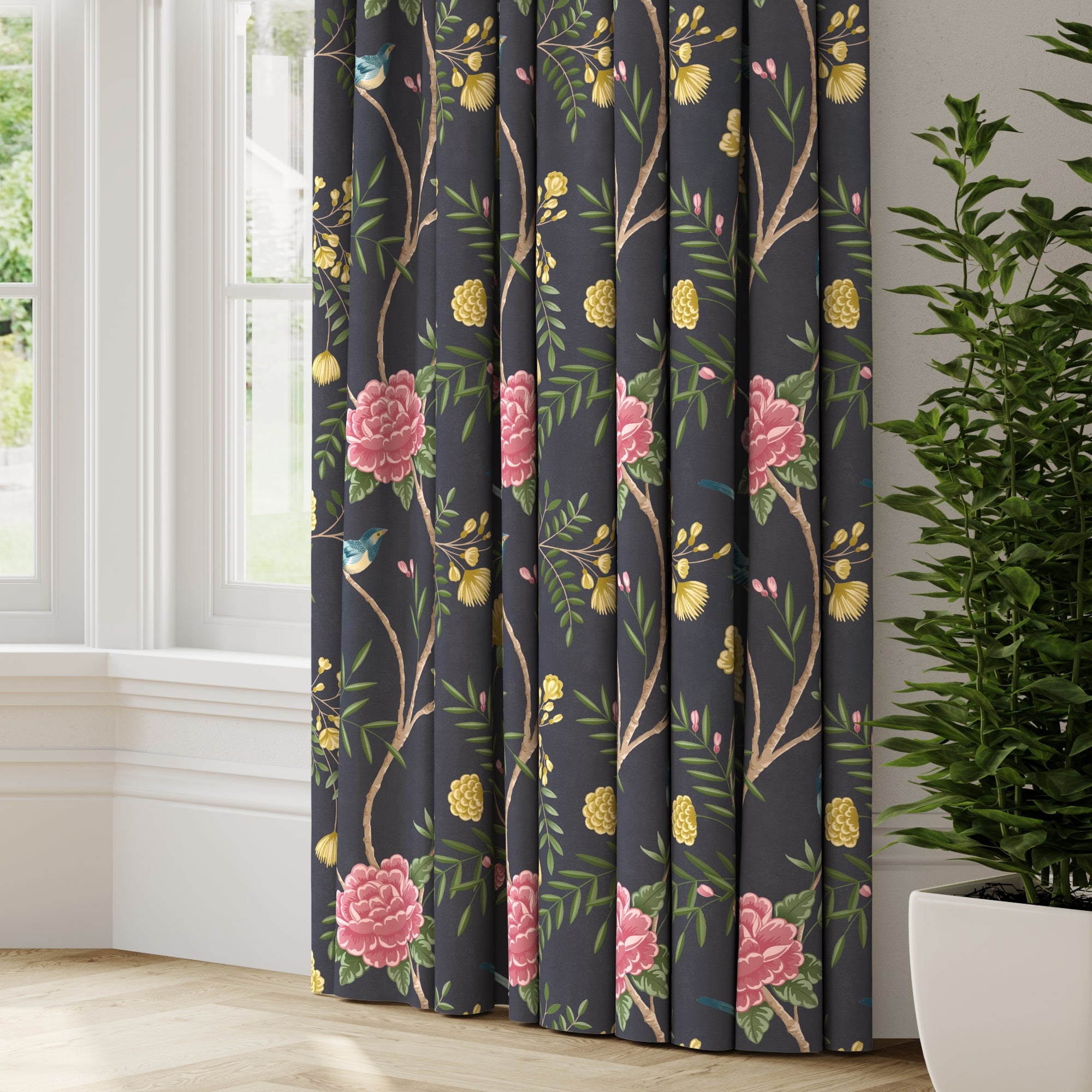 Maximalist Wagtail Made to Measure Curtains Wagtail Slate Price Comparisons | Compare The Build
