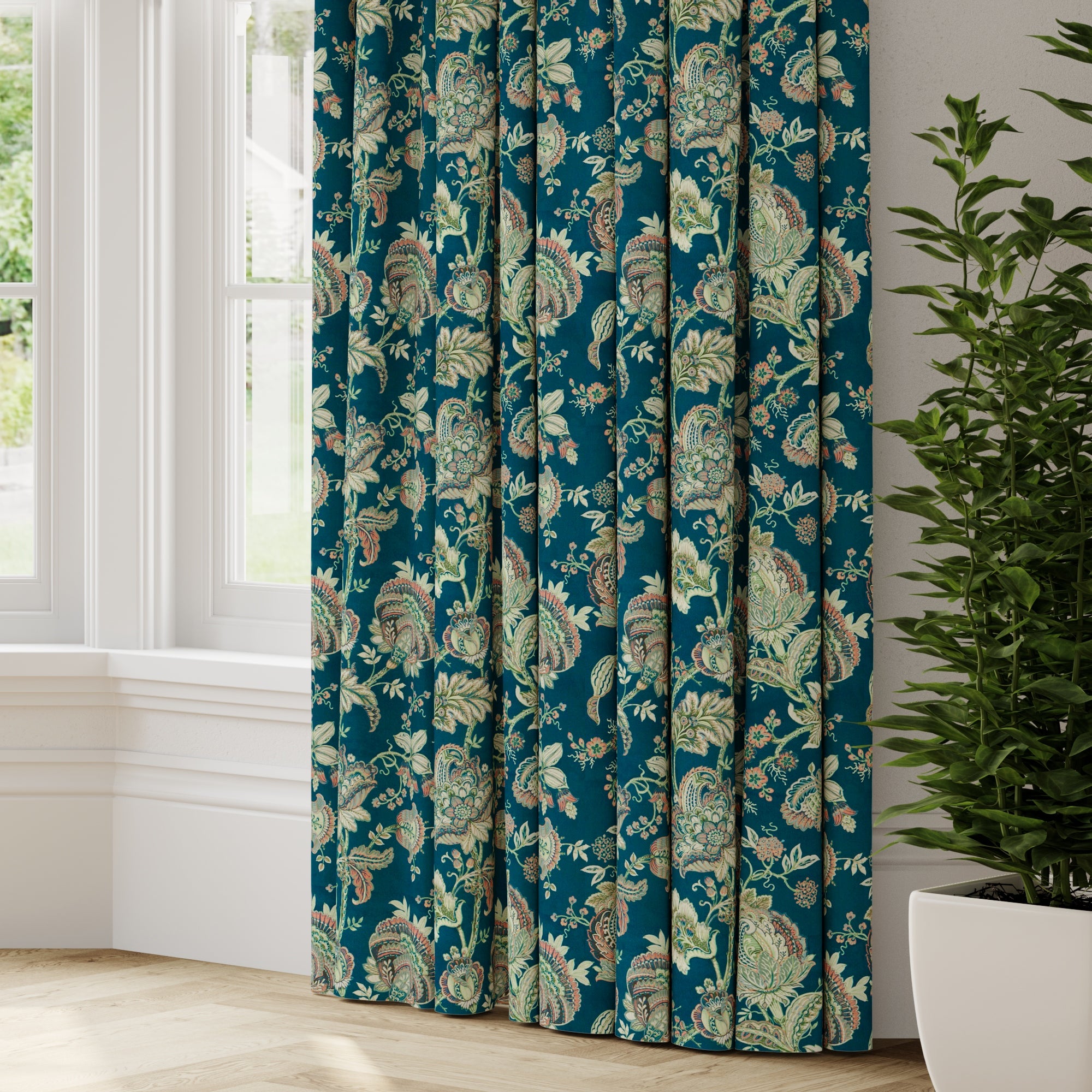 Cobano Made to Measure Curtains Cobano Teal Price Comparisons | Compare The Build