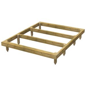 Power Sheds 6 x 5ft Pressure Treated Garden Building Base Kit | Compare The Build