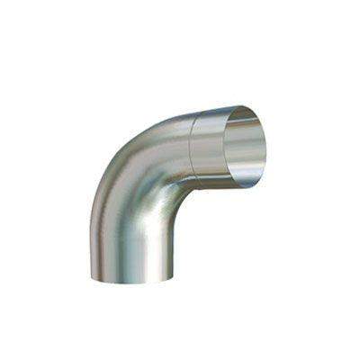Lindab Guttering Round 85dg Pipe Bend 75mm Painted Anthracite Metallic Galvanised Steel BM8575AM Price Comparisons | Compare The Build