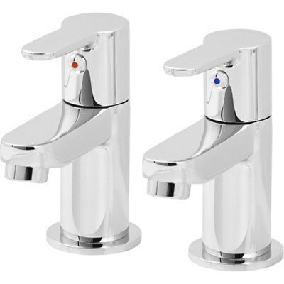 GoodHome Lecci Basin Pillar Tap Price Comparisons | Compare The Build