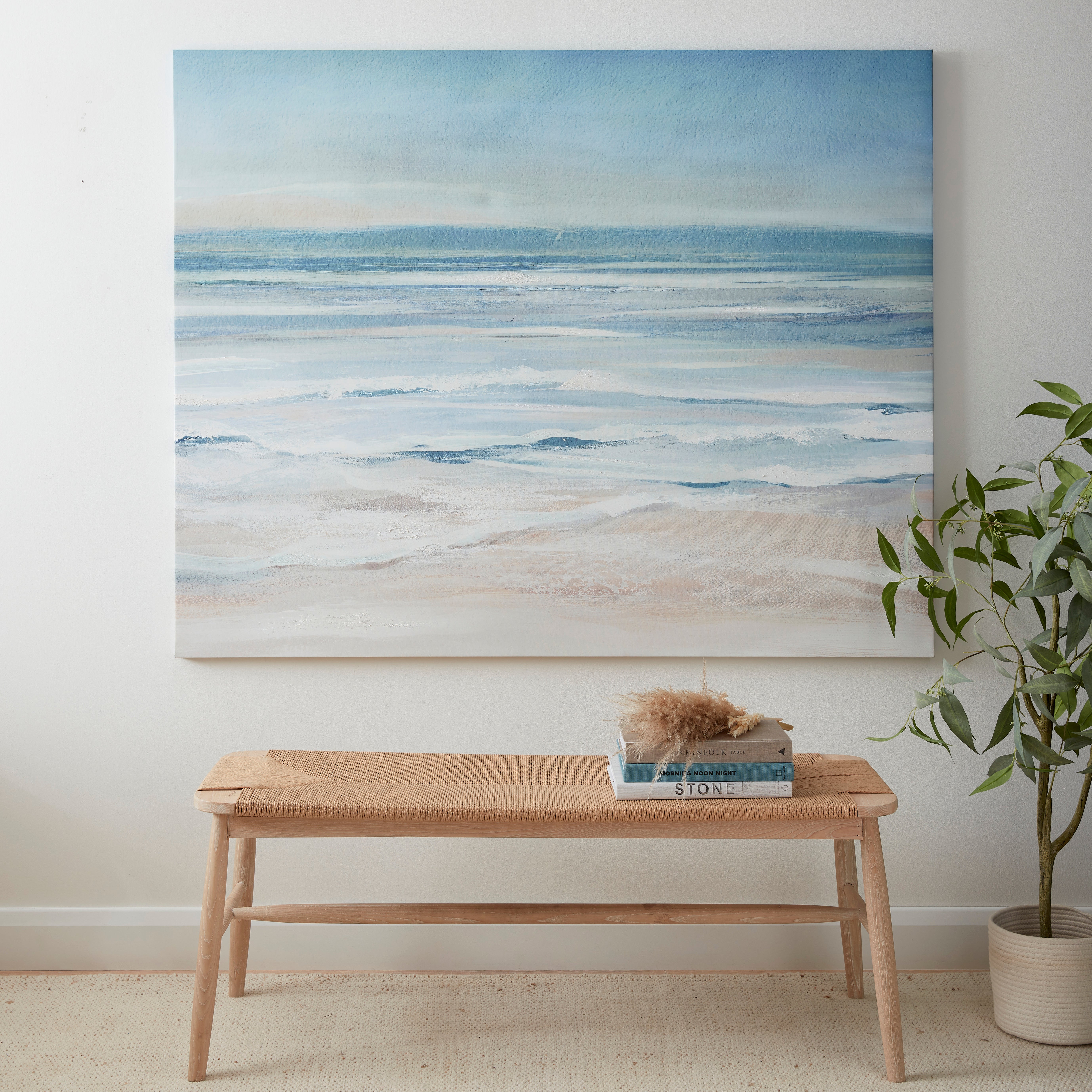 XL Beach Canvas 120x150cm Blue | Compare The Build