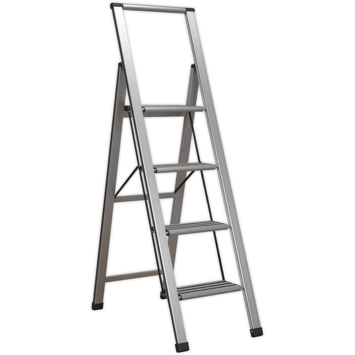 Sealey Trade Aluminium Step Ladder 4 Price Comparisons | Compare The Build