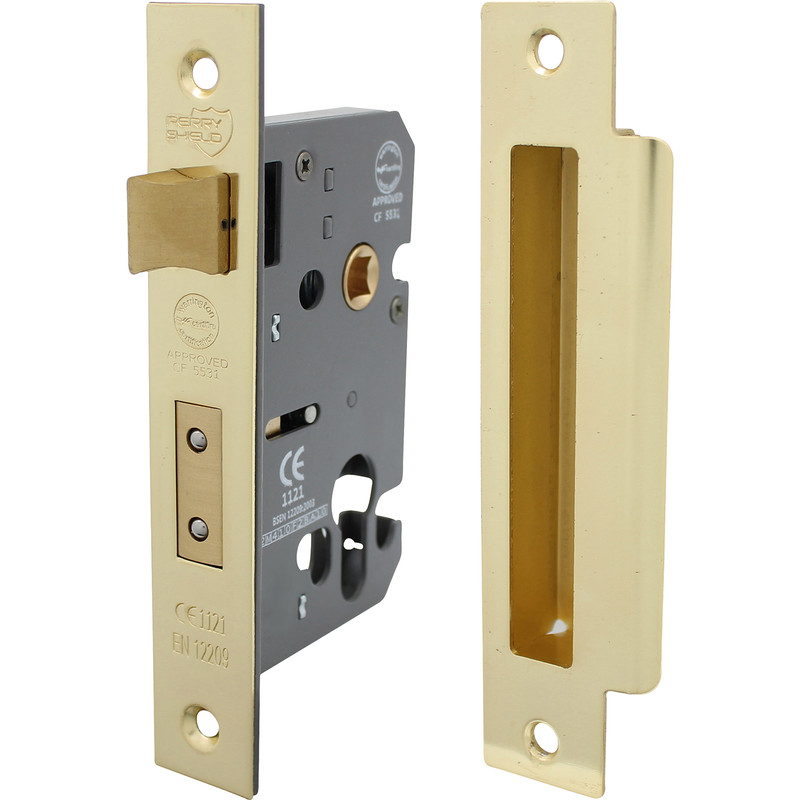 Perry Euro Profile Sashlock 63mm Electro in Brass Price Comparisons | Compare The Build