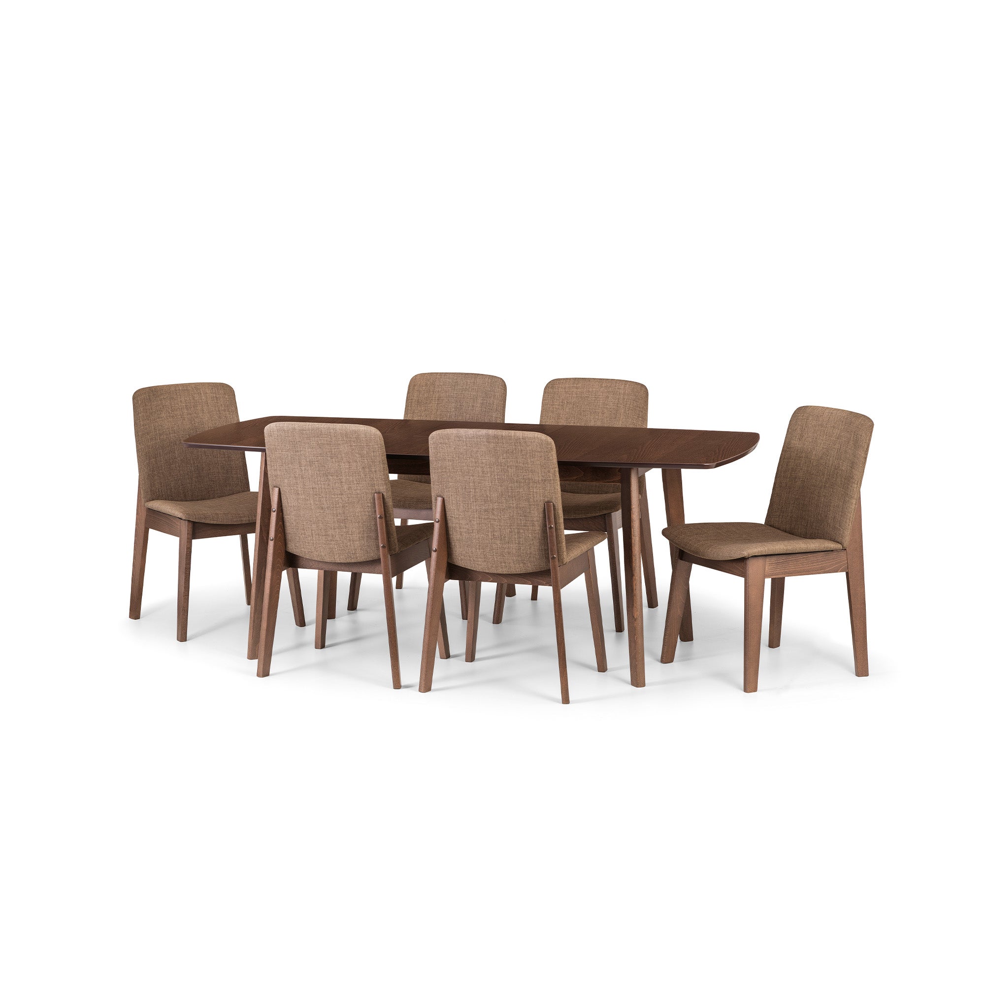 Kensington Extendable Dining Table with 6 Chairs Brown Price Comparisons | Compare The Build