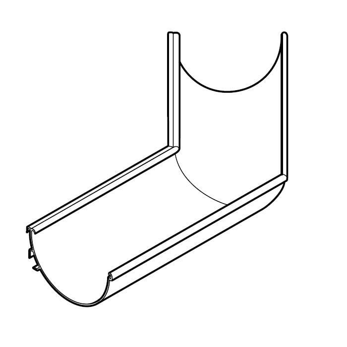 Alumasc Aqualine Half Round 135dg External Angle in Anthracite Grey - 100mm x 50mm Aluminium EHR10/EA13A/PPC/7016 Price Comparisons | Compare The Build