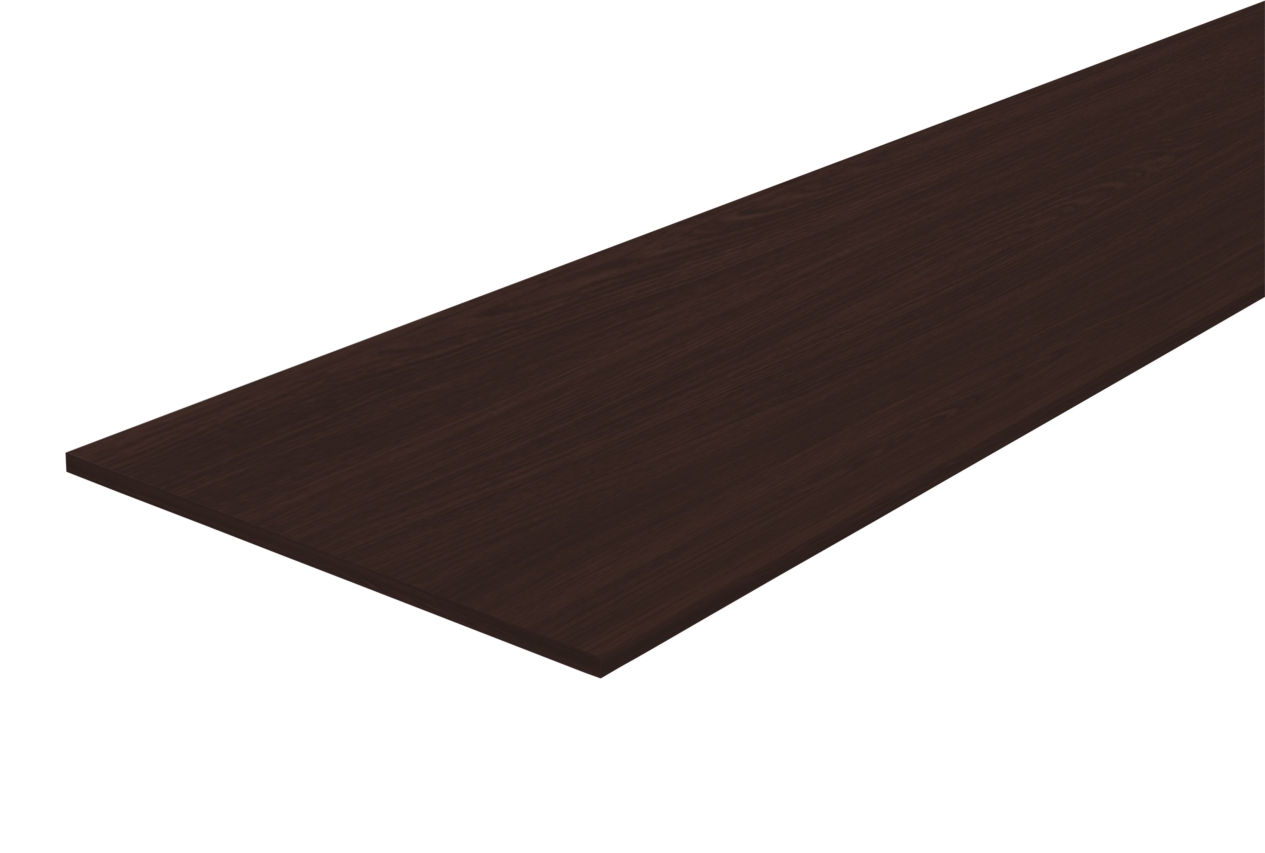 Wenge effect Fully edged Chipboard Furniture board, (L)1.2m (W)400mm (T)18mm | Compare The Build