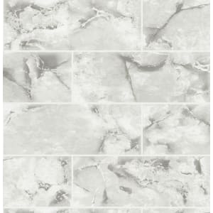 Holden Decor Odeon Marble Tile Dove Wallpaper - 10.05m x 53cm Price Comparisons | Compare The Build