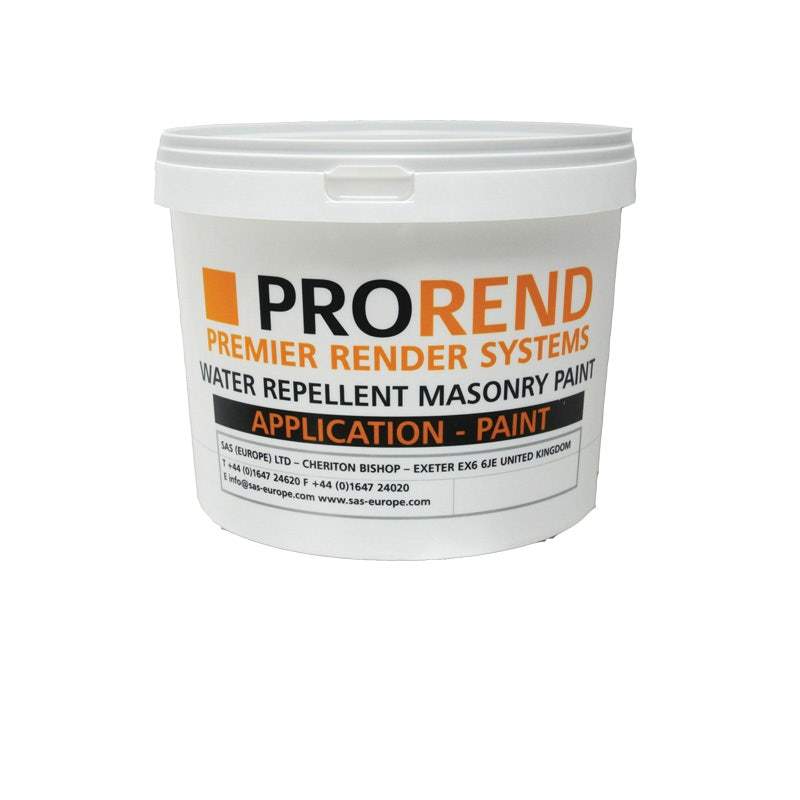 ProRend Water Repellent Masonry Paint 10L - Dove Silver WRM-DOVE SILVER | Compare The Build