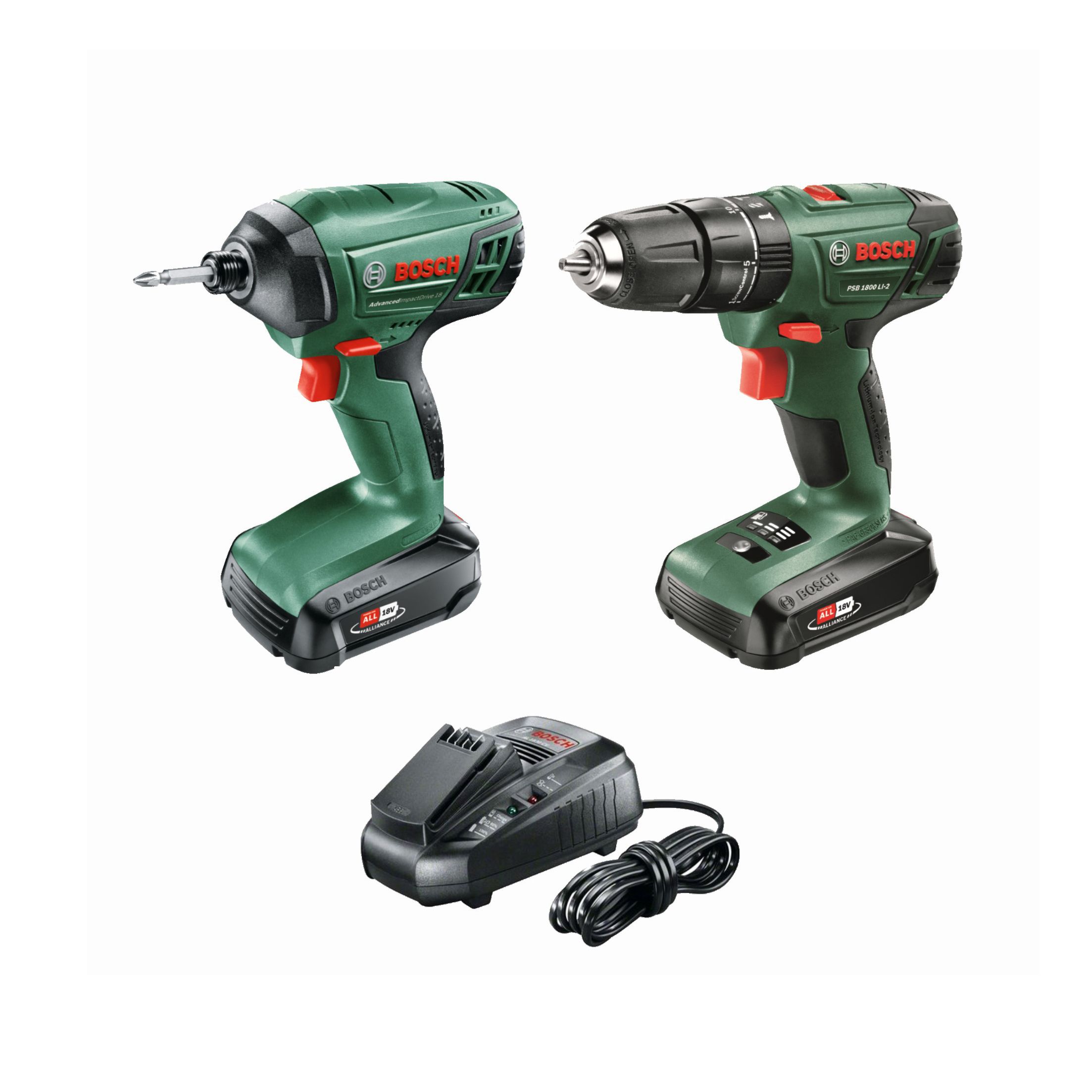 Bosch Power 4 All 18V 1.5Ah Li-ion Cordless Combi drill & impact driver Price Comparisons | Compare The Build