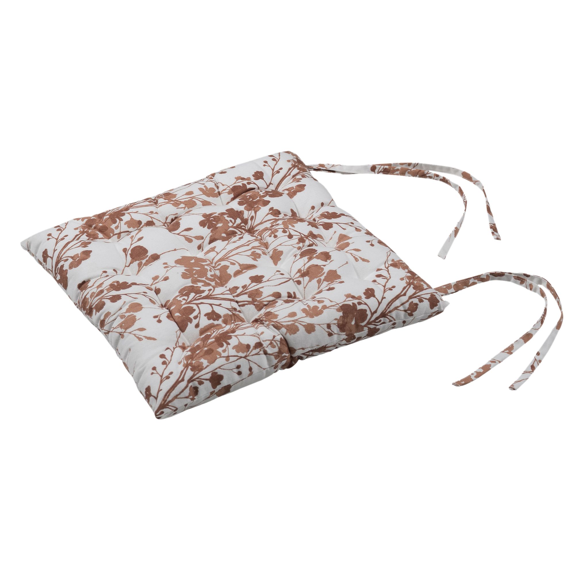 Autumn Leaf & White Floral Seat Pad | Compare The Build