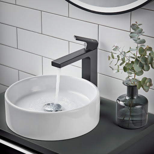 hansgrohe Vernis Shape High Rise Basin Mixer Tap 190 Matt Black - 71591670 Price Comparisons | Compare The Build