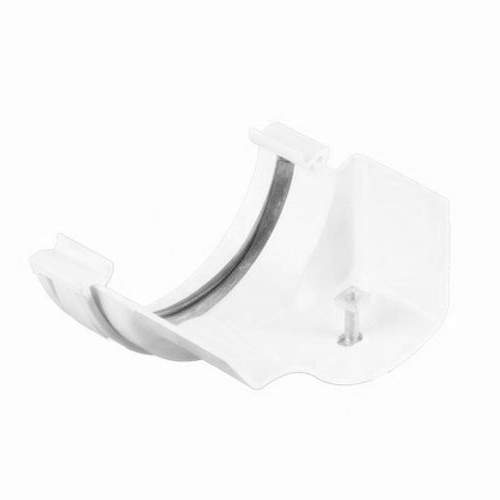 Plastic Guttering Half Round Style to Ogee CI Adaptor RH 112mm - White Brett Martin BR492W Price Comparisons | Compare The Build