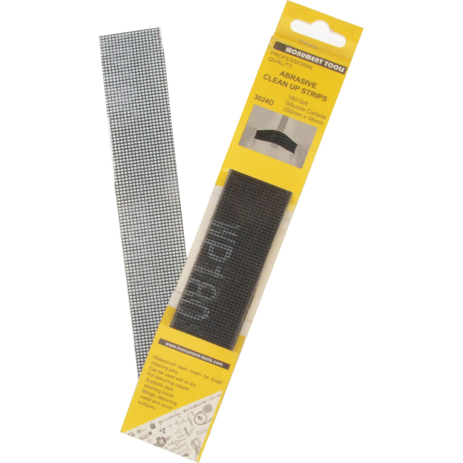 Monument 3024 Abrasive Clean Up Strips Pack of 10 Price Comparisons | Compare The Build